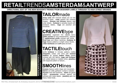 RETAIL Trends Amsterdam & Antwerp AW 2012 Womenswear & Accessories