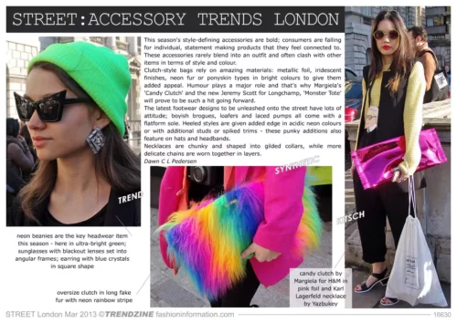 STREET Trends London Fashion Week AW 2013 Accessories